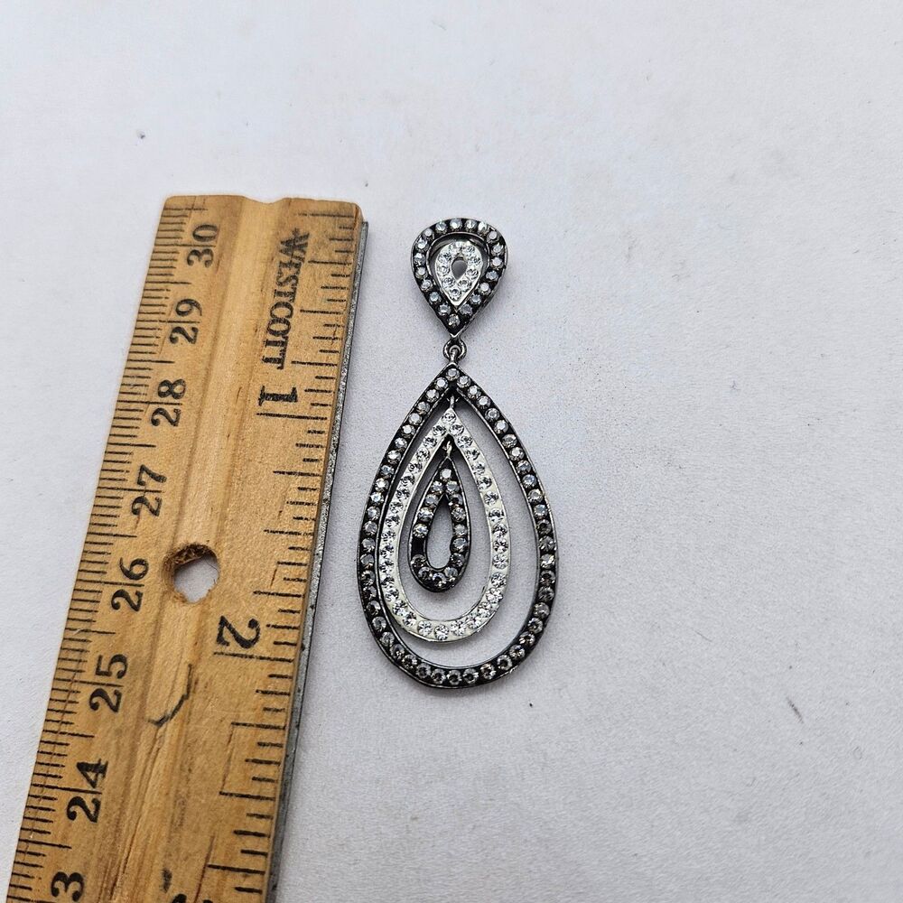 Sterling Silver Swarovski Crystal Peacock *Missing Stone* 925
